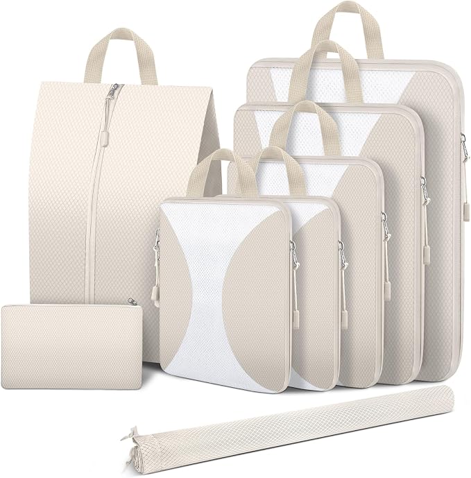 8 Set Compression Packing Cubes by Attmu