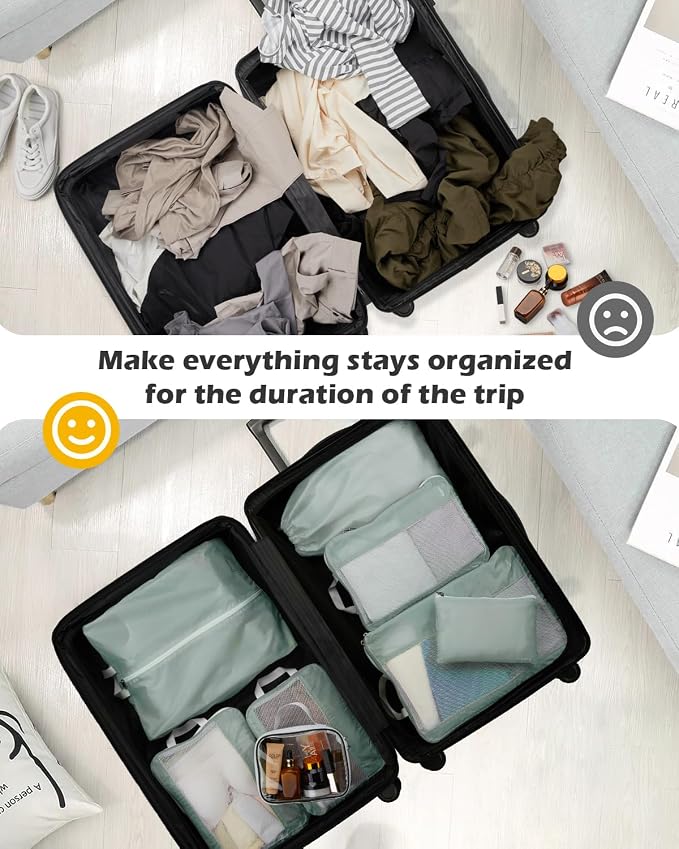 Gonex 8 Set Compression Packing Cubes - Image 8