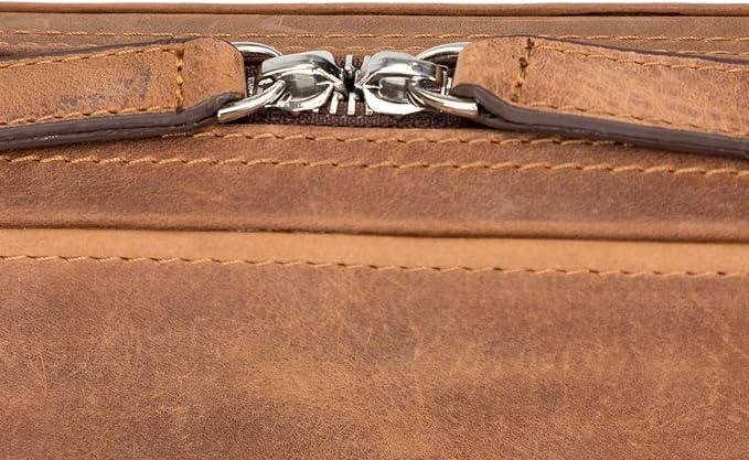 Medicine Handmade Leather Cable Organizer Bag – Full-Grain Leather Travel Tech - Image 7