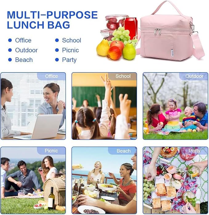 NOL Natural Organic Lifestyle Insulated Lunch Bags - Image 4