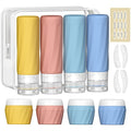 14pack Travel Bottles for Toiletries, TSA Approved Travel Size Toiletries by Silevoler