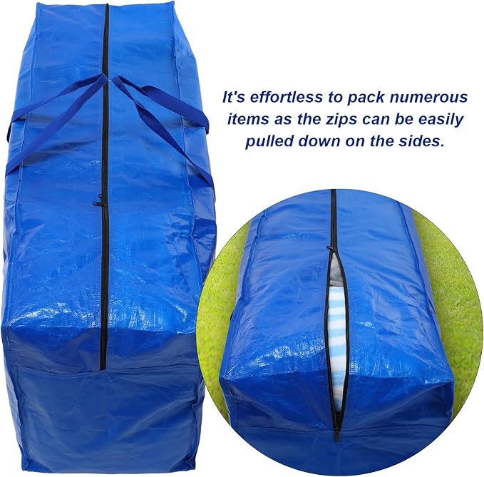 4 Pcs 66 Gallon Large Moving Bags - Image 5