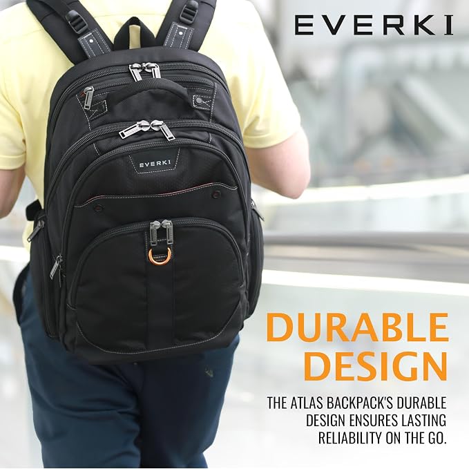 EVERKI Atlas 29.5L Business Laptop Backpack – Travel Backpack - Image 7