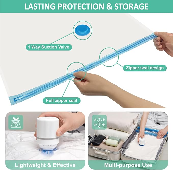 Cozy Essential 20 Pack Vacuum Storage Bags - Image 6