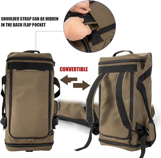 90L Large Duffle Bag, Gym Bags For Men Weekend Bag For Women Travel Backpack - Image 2