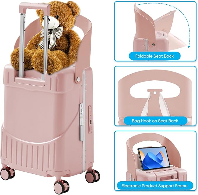 20 Inch Ride on Luggage With Seat - Image 6