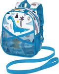 AGSDON Toddler Backpack with Leash, 9.5" Baby Dinosaur Safety Leashes Removable by AGSDON