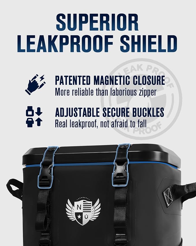 Magnetic Soft Cooler, Zipperless Soft Sided Cooler Bag - Image 2