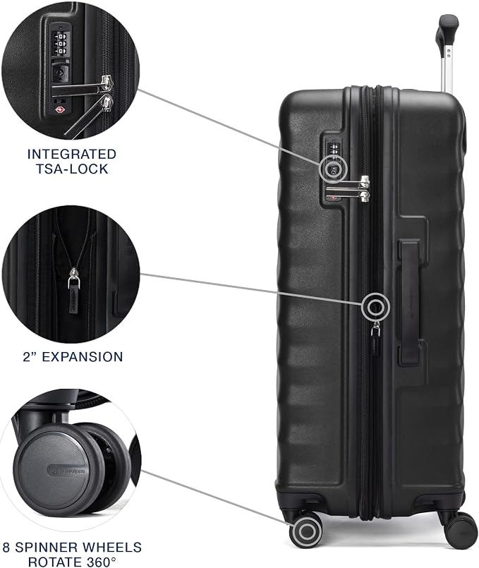 Travelpro Maxlite Air V2 Hardside Expandable Checked Luggage, 8 Spinner Wheels - Image 5