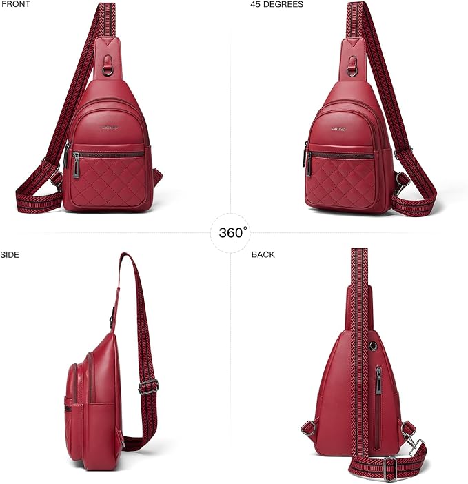 Sling Bag For Women Fanny Pack Crossbody Travel Shoulder Belt Bags Tote - Image 7