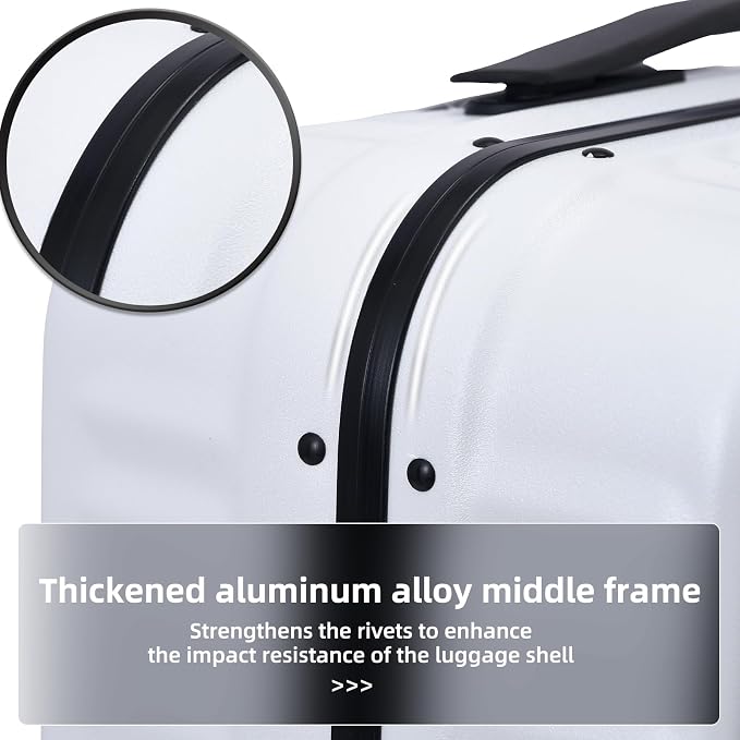 29 Inch Aluminum Checked Luggage - Image 6