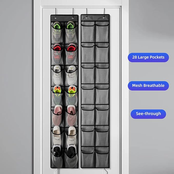 KEEPJOY Over the Door Shoe Organizer, Hanging Shoe Organizer - Image 6