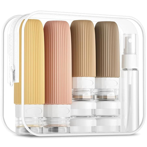 16 Pack Travel Bottles Set, TSA Approved Leak Proof Silicone Squeezable by Mrsdry