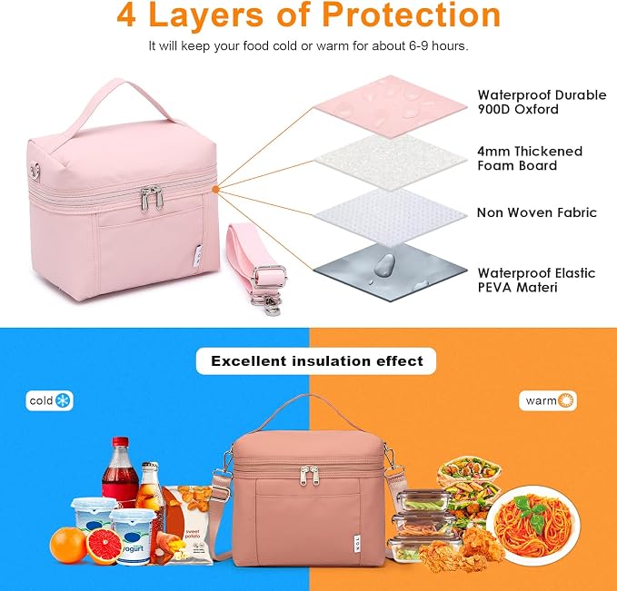 NOL Natural Organic Lifestyle Insulated Lunch Bags - Image 6