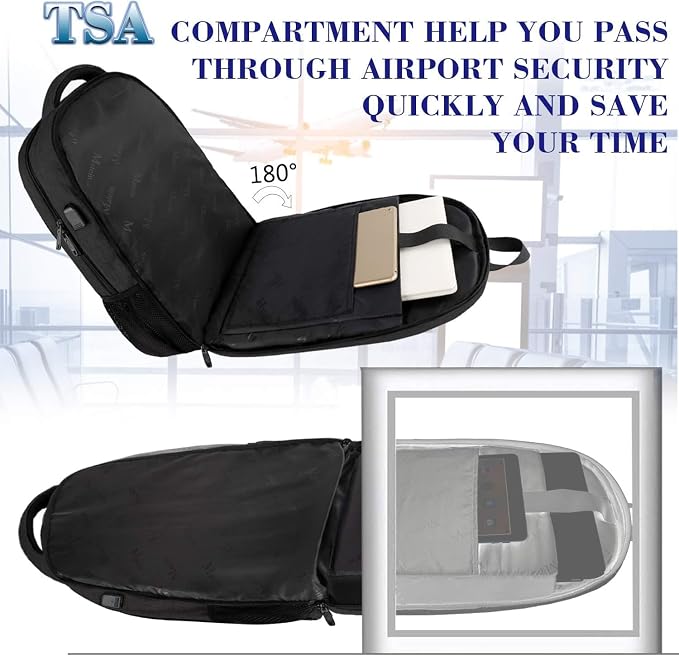 MATEIN Extra Large Travel Backpack, TSA Friendly 18.4 Inch Laptop Backpack - Image 2