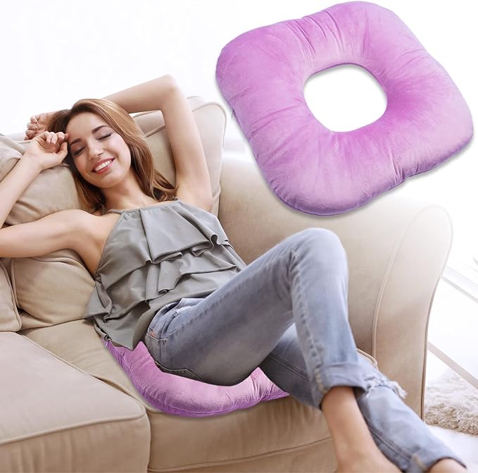 Stuffed Donut Pillow Seat Cushion | by Vinban