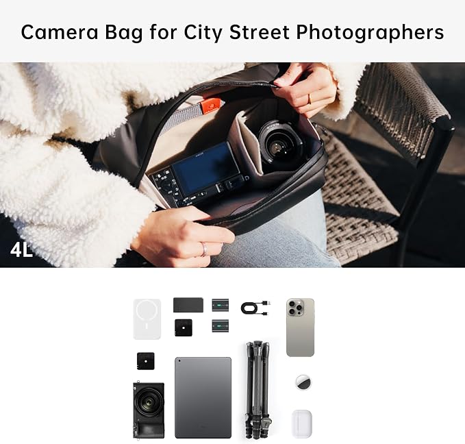 PGYTECH OneGo Solo V2 Camera Sling Bag, 4L Camera Chest Bag Crossbody Fanny Pack - Image 2