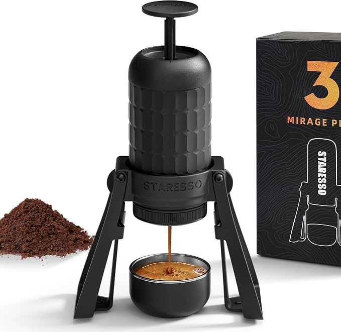 STARESSO PLUS SP300 Espresso Machine, Manual Portable Coffee Maker Compatible by STARESSO
