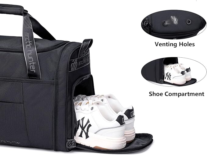 Gym Bags for Men Women, 42L Large Travel Duffle Bag, Carry On Bag for Airplanes - Image 6