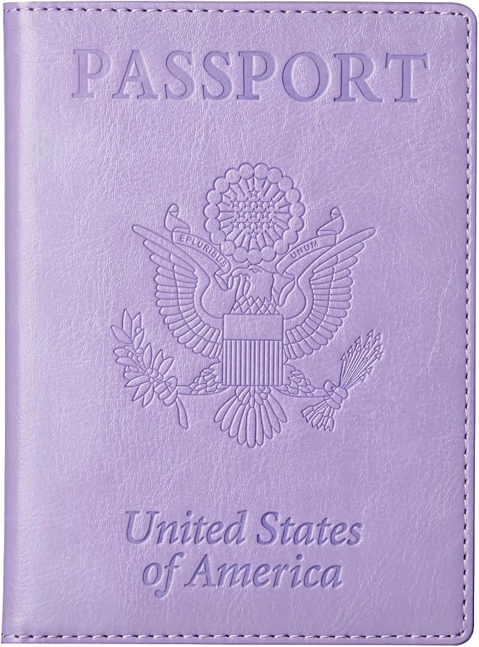 TIGARI Passport Holder for Travel Women Men, PU Leather Passport Wallet Cover by TIGARI