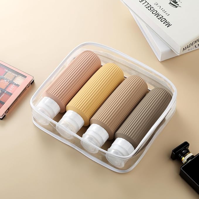 Travel Bottles for Toiletries, Large 6oz Travel Size Containers, BPA Free Leak - Image 7
