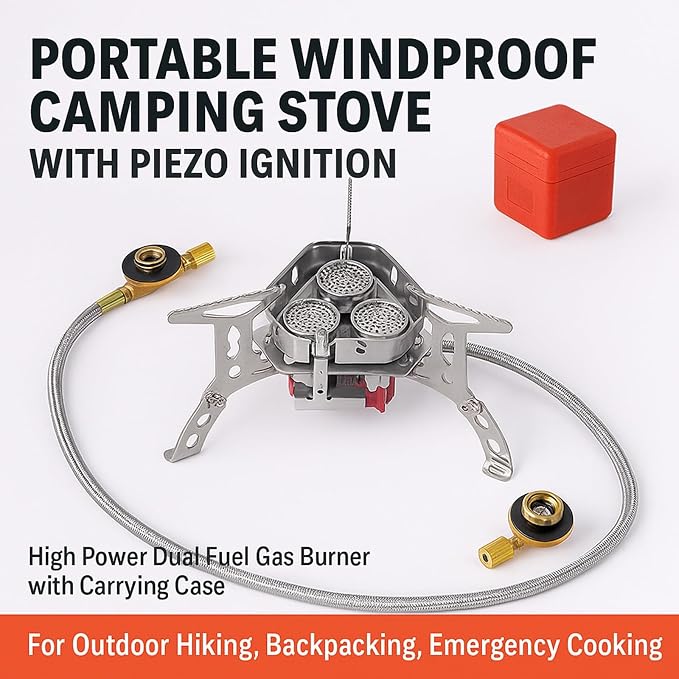 Windproof Camping Stove, Portable Camping Stove - Image 3