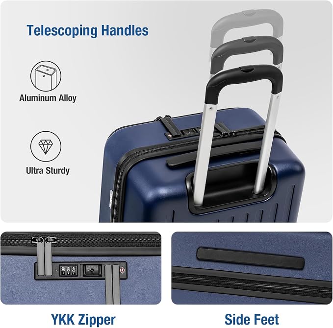 KYME 22-Inch Hardside Small Suitcase - Image 4