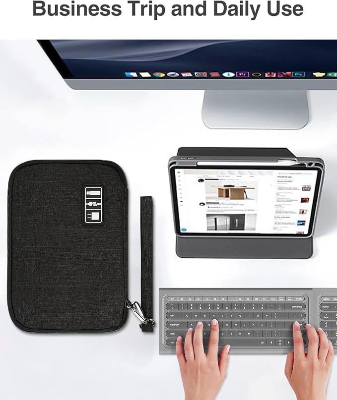 Luxtude Cord Organizer Travel, Cable Organizer Bag, Portable Electronics - Image 6