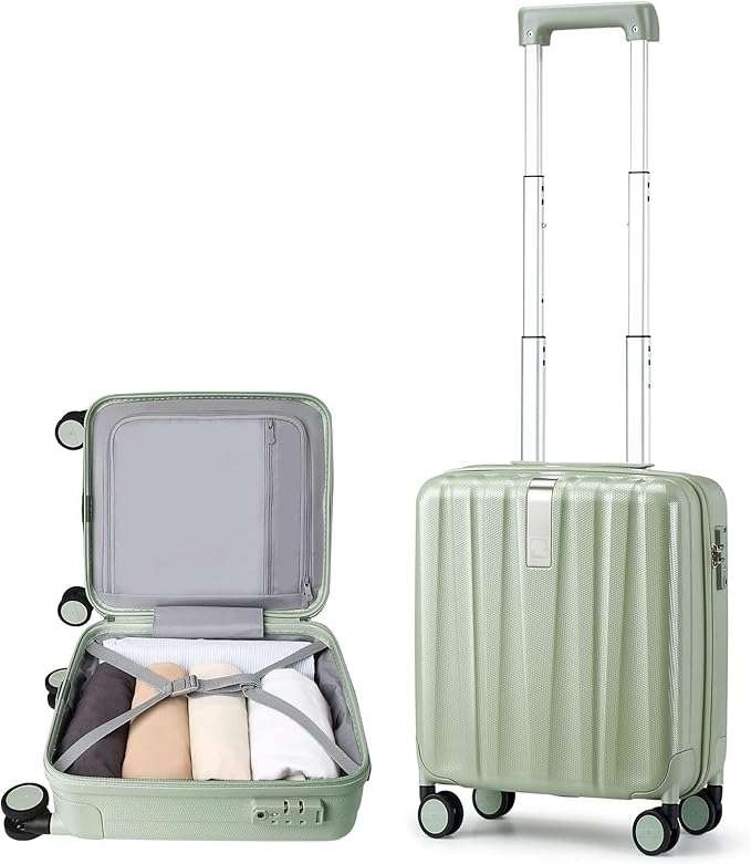 Hanke 14 Inch Underseat Carry On Luggage by Hanke