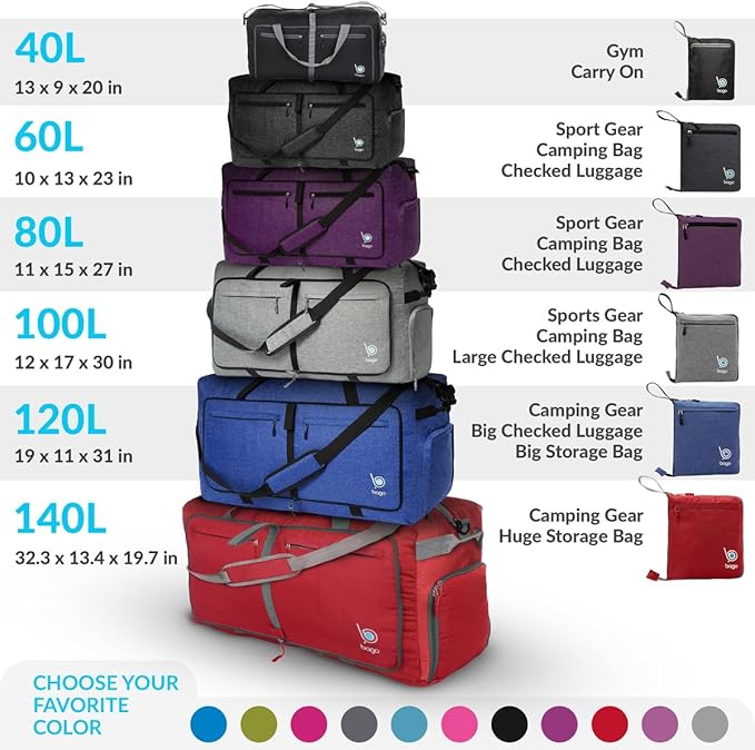 Bago Large Foldable Duffel Bags - Image 9