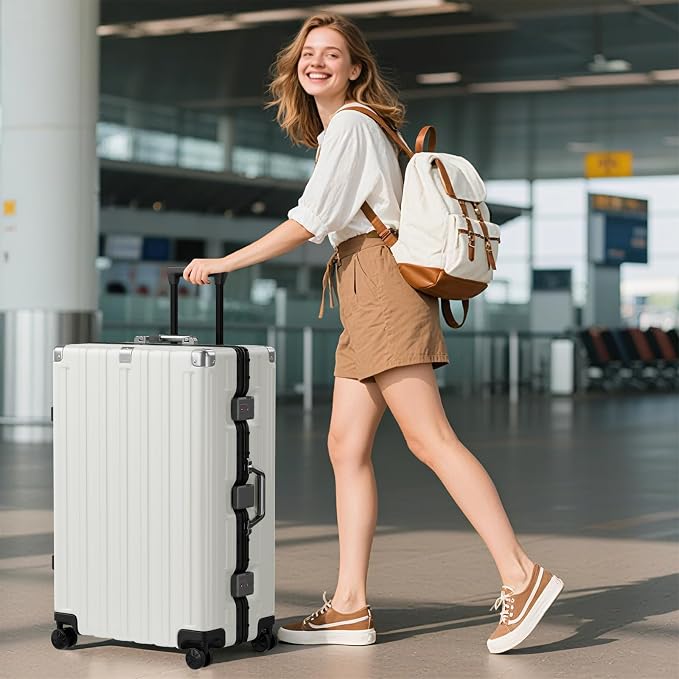 Krute Large Luggage 28 inch Zipperles Suitcase - Image 8
