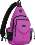 MOSISO Sling Backpack, Canvas Crossbody Hiking Daypack Bag by MOSISO