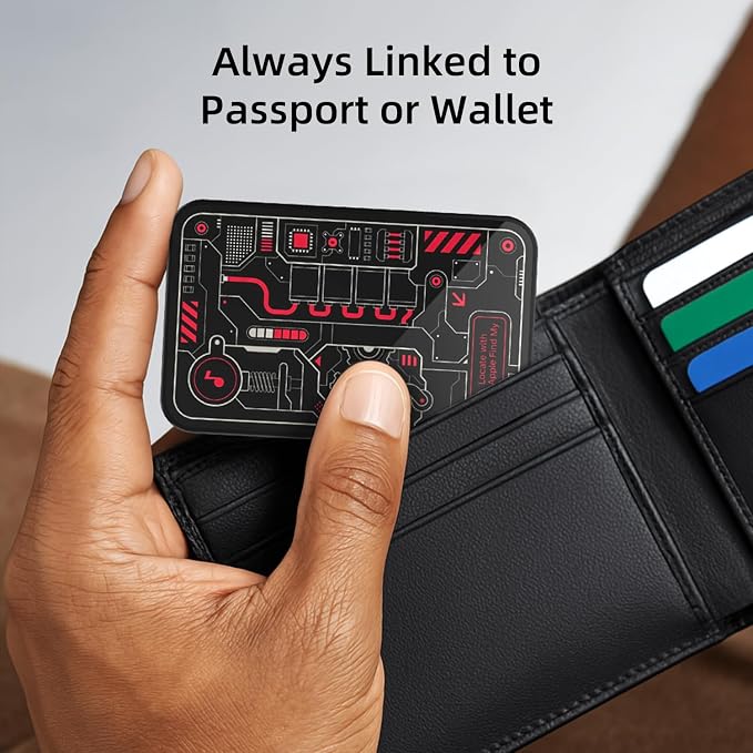 MFish Wallet Tracker Card, GPS Bluetooth Tracker, Air-Tag Works - Image 8