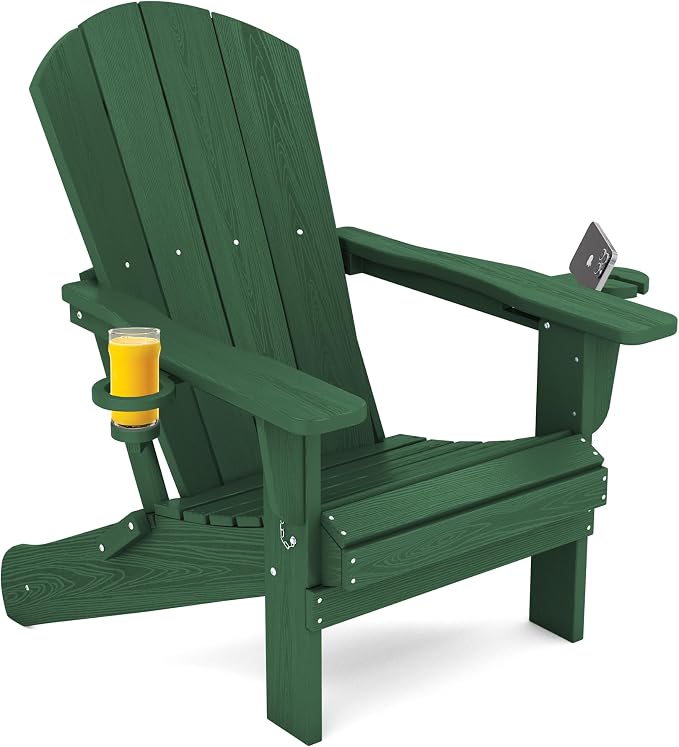 SERWALL Adirondack Chair with Cup Holders by SERWALL