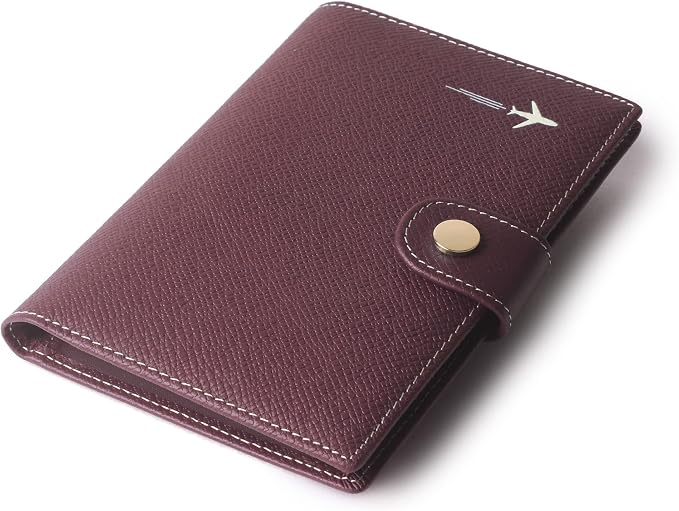 Genuine Leather Passport Case, RFID Passport Cover - Image 6