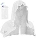 Cooling Hoodie Towels for Neck and Face, UPF 50 Sun Protection & Instant Cooling by CSITE