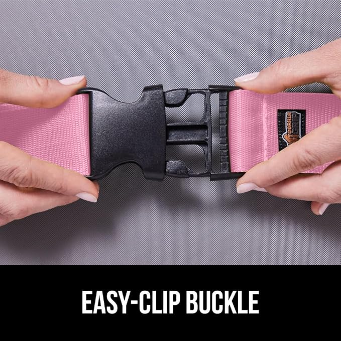 GORILLA GRIP Heavy Duty 4 Pack Adjustable Luggage Straps - Image 7