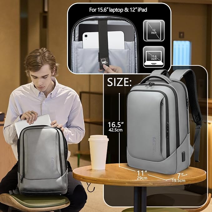 hk Laptop Backpack for Men - Image 2