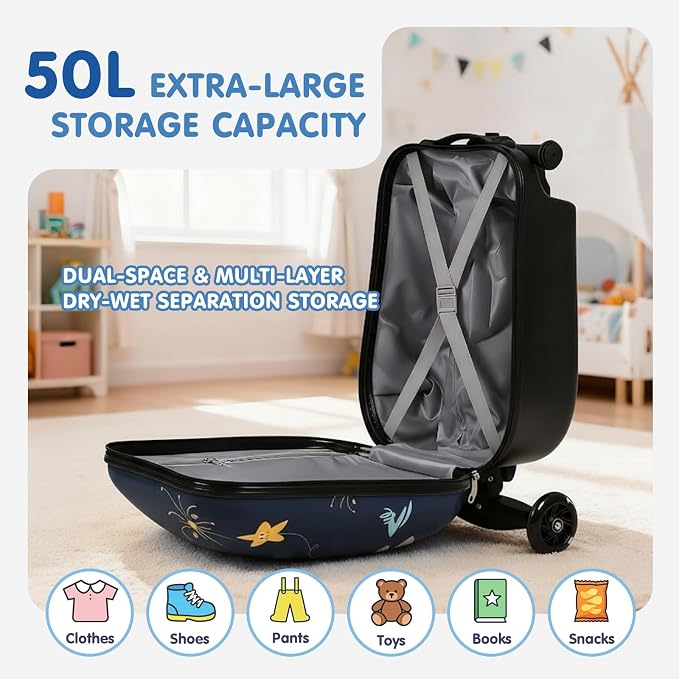 4-in-1 Detachable Scooter Luggage - Image 5