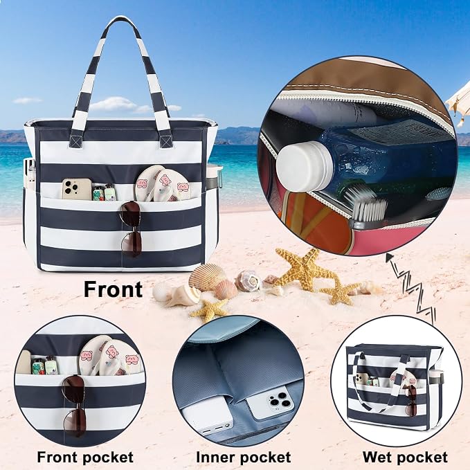 Waterproof Beach Tote Pool Bags - Image 3