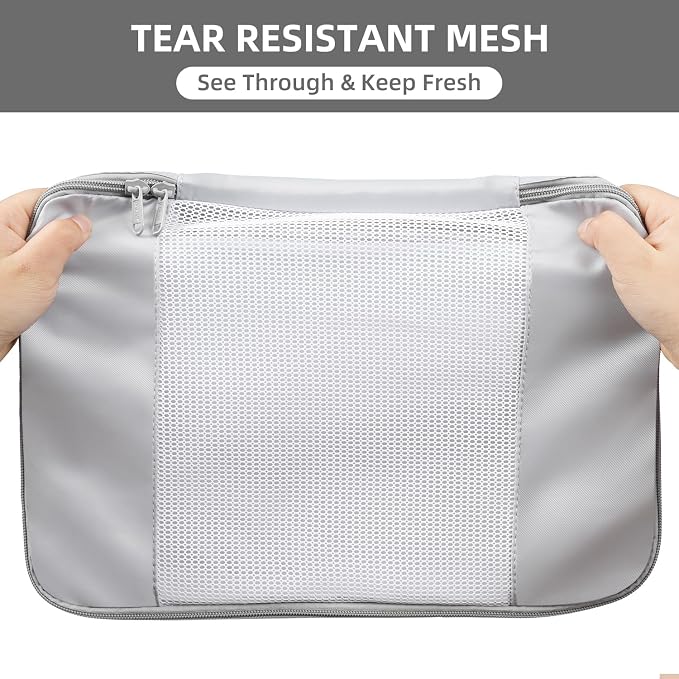 BAGAIL 6 Set/8 Set/10 Set Packing Cubes Various Sizes Packing Organizer - Image 4