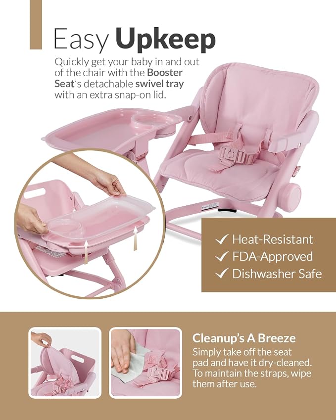 Feed Me 3-in-1 Travel High Chair Booster Seat - Image 4