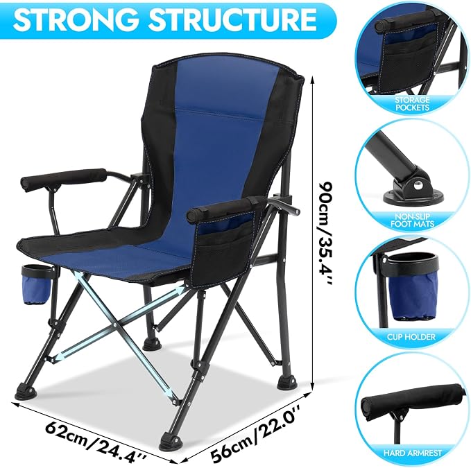 Oversized Folding Camping Chair - Image 2