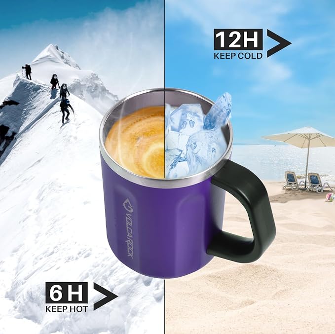 16oz Stainless Steel Togo Coffee Travel Mug, Spill Proof Tea Mug - Image 4