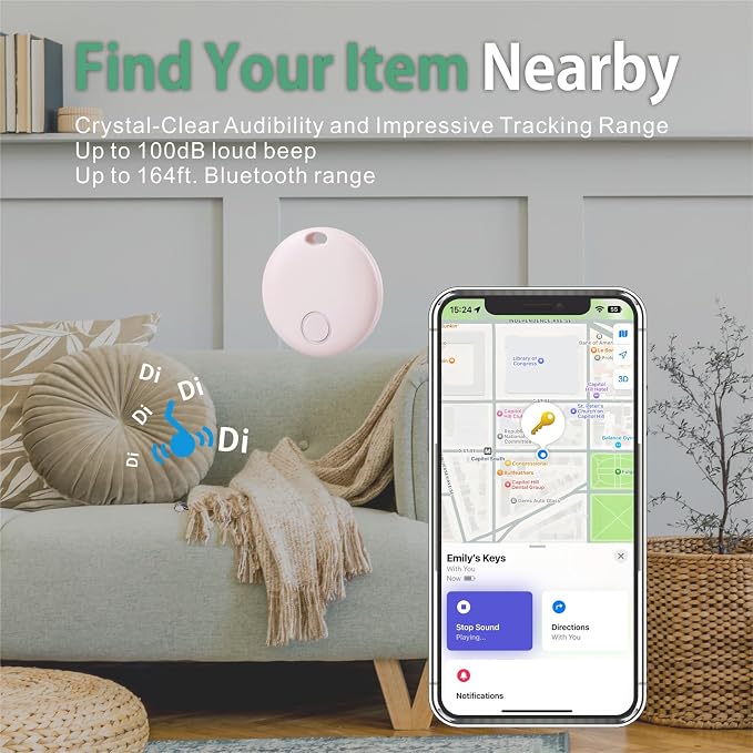 Reyke Air Tracker-4 Pack Smart Tag, Luggage Tracker Works - Image 3