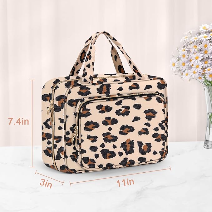 Wedama Toiletry Bag for Women, Medium Cosmetic Travel Bag, Hanging Toiletry Bag - Image 6