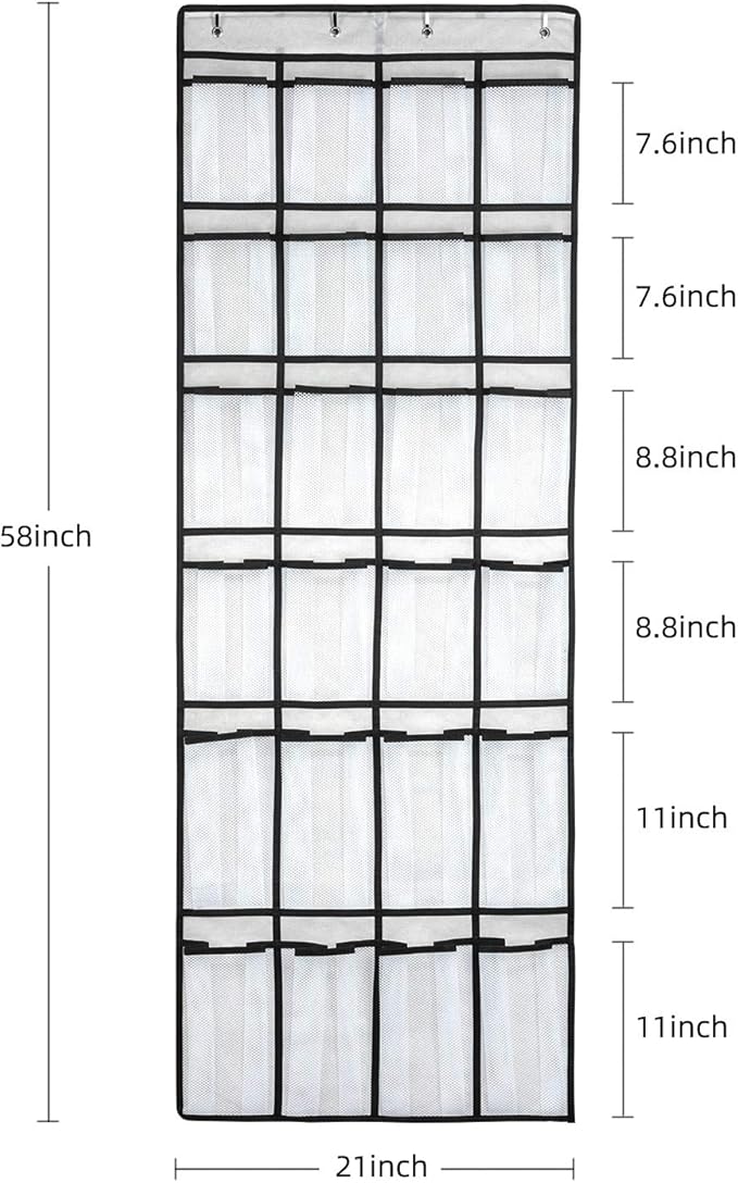Hanging Shoe Organizer, Over The Door Shoe Organizer - Image 2