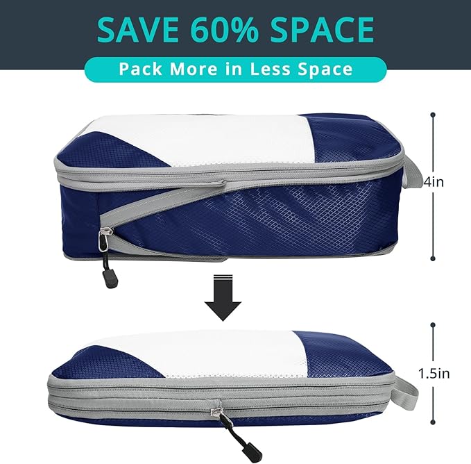 6 Set Compression Packing Cubes - Image 2