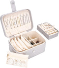 2 Layer Portable Jewelry Box, Large Jewelry Travel Case by Unknown