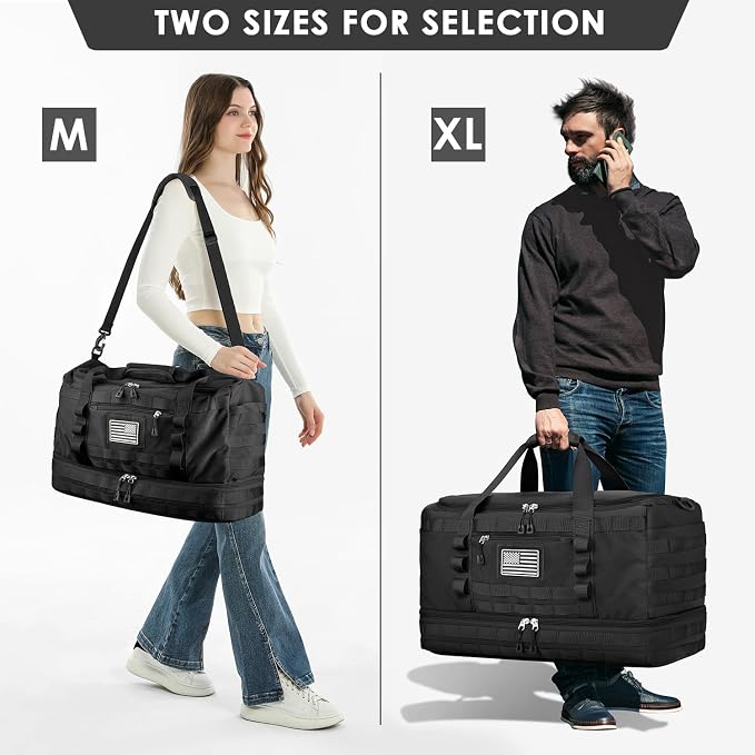ETRONIK Travel Bag for Men Women, Gym Bag & Tactical Duffle Bags for Travel - Image 6